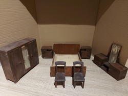 Korabeli bababútor - régi, retró gyermekjáték - hálószoba 315