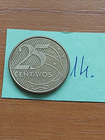 Brazil brasil 25 centavos 2003 manuel deodoro da fonseca 14