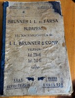 Brunner L.I. és Társa termék- és árlistája 1913/14 (Technologiai árlapok)