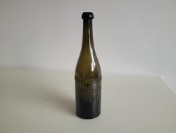 Old beer bottle Hutter Ferencsevits Szeged beer glass bottle 0.5 L