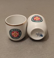 2 db Unicum porcelán (Hollóházi) kupica, pohár eladó