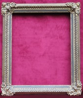 Antique frame, with floral motifs, 53x65 cm.