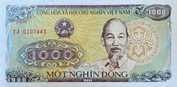 1000 Mot nghin dong, Vietnam (1988) uncirculated
