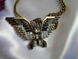 Metal necklace eagle medellin.