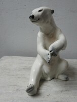Jegesmedve - figurális porcelán
