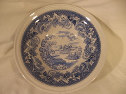 Blue english royal swann bowl