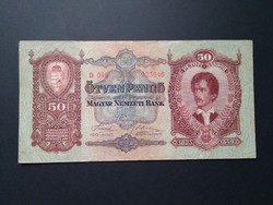 Magyarország 50 Pengő 1932 F