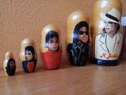 Michael Jackson matrjoska babák