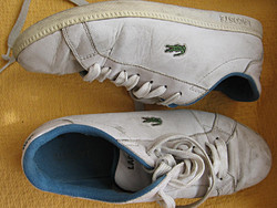 Retro eredeti Lacoste bőr edző cipő Vietnam