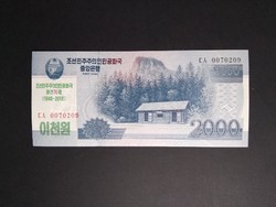 Észak-Korea 2000 Won 2018 Unc