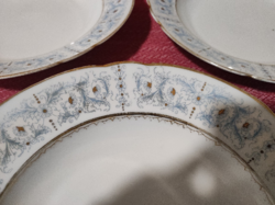 Fischer Emil porcelain factory antique porcelain deep plate 25 cm