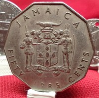 Jamaikai 1985. 50 cent