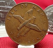 Man -sziget 1977. 2 penny