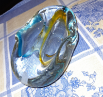 Üvegcsepp alakú Bohémia, cseh üveg hamutál