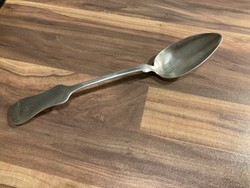 Antique silver spoon, 13 lats, 1865