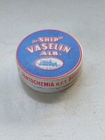 Bádog doboz, "SHIP" VASELIN, 1930-1940-es évek