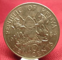 Kenya 1984. 10 Cents