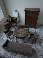 Antique doll furniture/exam work