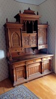 Ónémet tálaló szekrény az 1800-as évekből