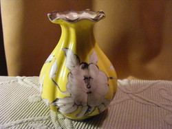 Zsolnay chipped vase - with bereznay painting