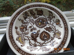 Neoreneszánsz JACOBEAN mintával mély tányér az angol Ridgway cégtől 22 cm