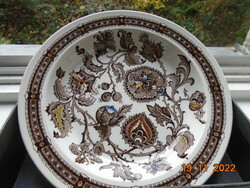 Neoreneszánsz JACOBEAN mintával mély tányér az angol Ridgway cégtől 22 cm