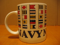 Navy mug nana porcelain