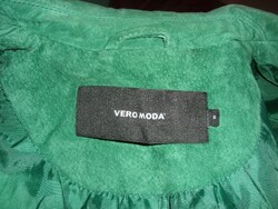 Vero Moda zöld hasított bőr dzseki
