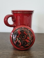 Art ceramic mug, with filter insert - 15.5 cm