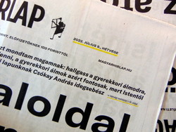 2022 July 9 / Hungarian newspaper / for a birthday!? Original newspaper! No.: 23712