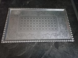 Retro aluminum tray 38x27cm