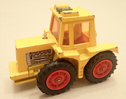 SÁRGA üveges ablak Retró Vintage Matchbox Lesney Tractor & Trailer Super Kings autó jármű traktor