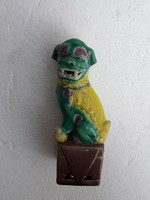 Régi Foo kutya porcelánból