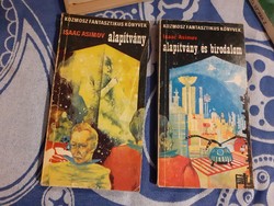 Asimov: Alapítvány + Alapítvány és birodalom  egyben 1971 és 1972 kiadások!