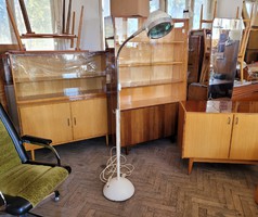 Régi vintage kórházi orvosi lámpa retro állólámpa ipari loft industrial