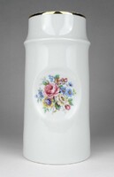 1L621 old Hólloház porcelain vase 20 cm