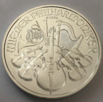 Bécsi filharmonikusok befektetési színezüst érme 1 uncia