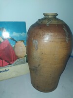 Antik kerámia edény tároló palack