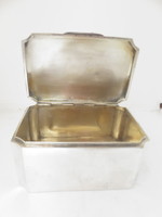 Hungarian art-deco sugar box with Diana head hallmark