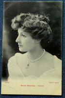 Antik francia  fotó képeslap    Marie Marcilly szinésznő  portréja