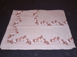 Large thicker linen tablecloth 165x134cm
