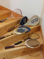 Eladó régi tenisz és tollasütők
