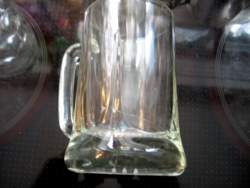 Retro 5 ribbed, small jug with sunbeam bottom