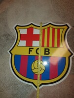 FCB, FC Barcelona műanyag tábla, kb.50x50 cm, szép állapotban!