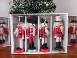 Karácsonyfadísz Diótörő fa katona figurák