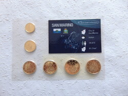 San Marino euro forgalmi sor 2008 bliszterben