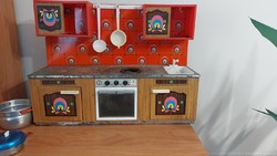 (K) plate kitchen, toy kitchen West Germany 40x30x11cm