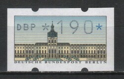 Postatiszta Berlin 0065  Mi Autómata 1-190      4,00 Euró