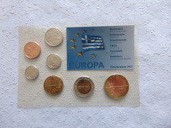 Görögország  euro forgalmi sor 2012 bliszterben