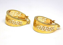 Gold hoop earrings (zal-au109355)